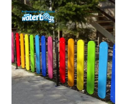 Gard colorat locuri de joaca 100cm