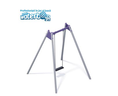 Leagan pentru copii Metal 1, 3-12 ani, 204x180x239 cm