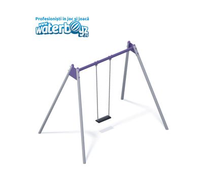 Leagan pentru copii Metal 2, 3-12 ani, 204x180x239 cm