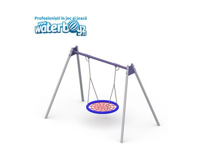 Leagan pentru copii Metal 4, 3-12 ani, 340x204x239 cm