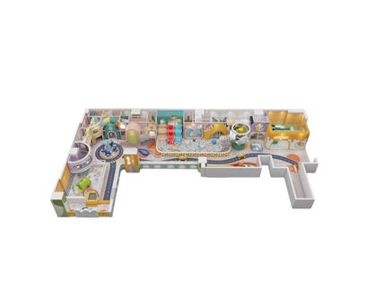 Complete indoor playground desgined Sweet House