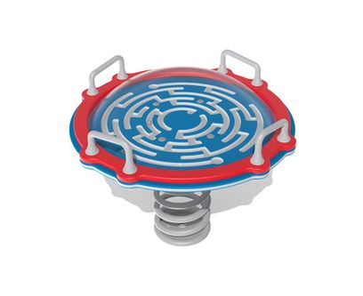 Spring maze game