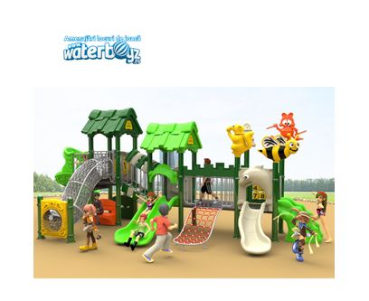 Complex de joaca pentru copii de metal Padurea Fermecata 27, exterior, 3-12 ani, 995 cm x 390 cm x 440 cm