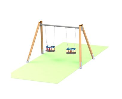 Leagan pentru copii Baby Wood, 0-3 ani, 291х187х189 см