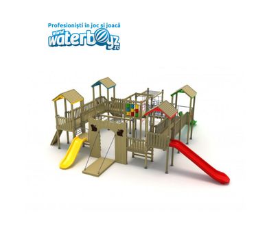 Wooden Castle Outdoor Playground