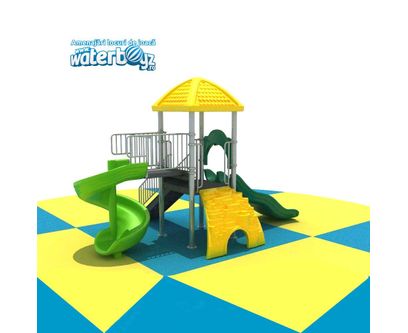 Complex de joaca din metal pentru copii Economy 19, exterior, 3-12 ani, 560x390x410 cm
