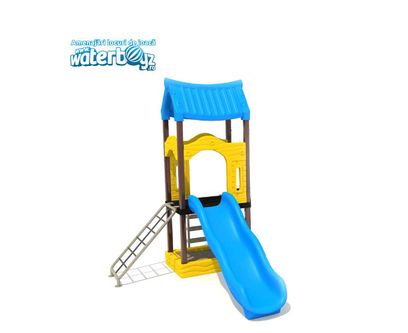 Complex de joaca din metal pentru copii Economy 22, exterior, 3-12 ani, 200x150x300 cm