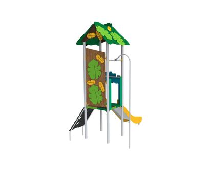 Loc de joaca din lemn pentru copii Jungle, exterior, 274x203x345 cm