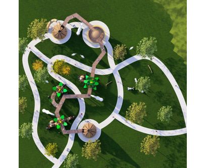 Outdoor Playground Bird's Nest Paradise 2