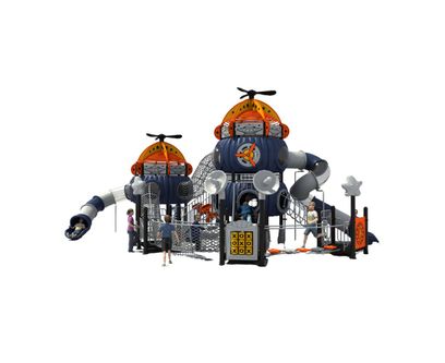 Complex de joaca pentru copii de metal Space Base 2, exterior, 3-15 ani, 1170x740x520 cm
