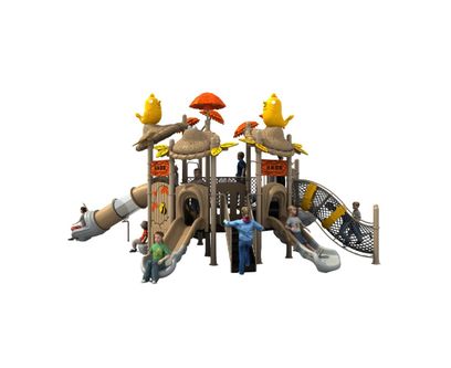 Complex de joaca pentru copii de metal Tree House 10, exterior, 3-15 ani, 930x610x420 cm