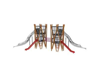 Loc de joaca din lemn pentru copii Royal Tower 6, exterior, 5-16 ani, 1430x1480x660 cm