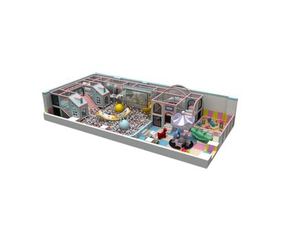 Loc de joaca modular de interior pentru copii Dreamy House, 3-12 ani