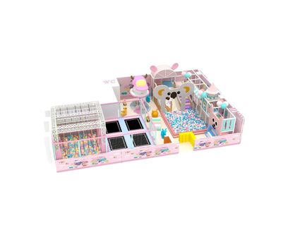 Loc de joaca modular de interior pentru copii Little Mouse, 3-12 ani