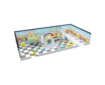 Amenajare completa loc de joaca de interior la cheie Magic Joy, 3-12 ani