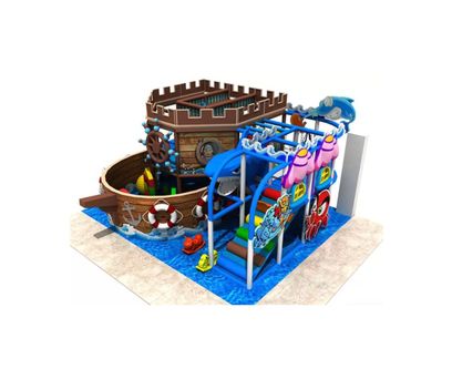 Loc de joaca modular de interior pentru copii modular Pirate Waters, 3-12 ani