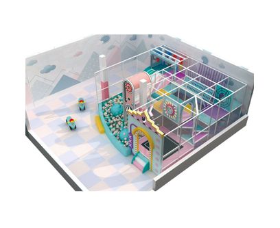 Loc de joaca modular de interior pentru copii Tiny Explorers, 3-12 ani