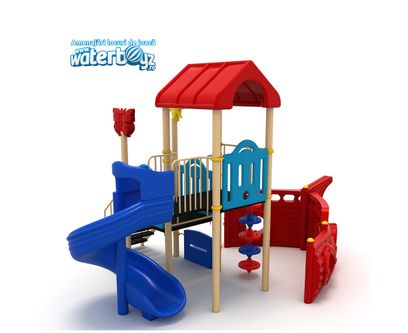 Complex de joaca pentru copii de metal Corabie 15, exterior, 3-12 ani, 606x428x374 cm