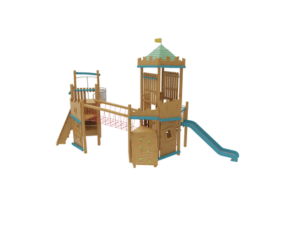 Outdoor wood playground Naturel 2