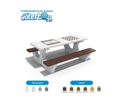 Masa dubla de sah si table 1