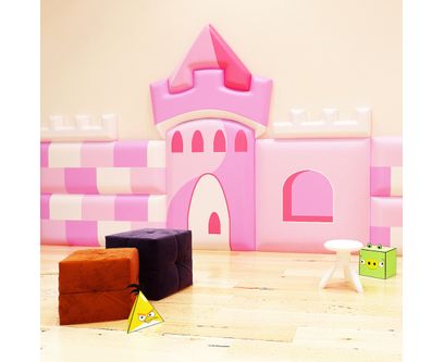 Sponge wall panel model Castle