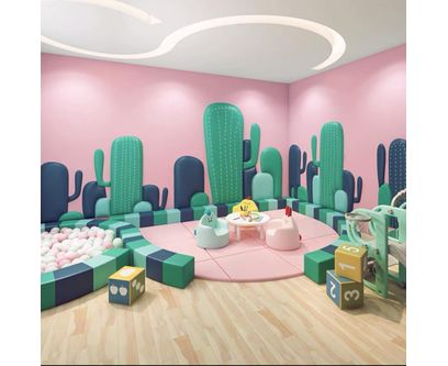 Sponge wall panel Cactus Model