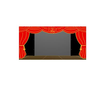 Interactive panel Theatre stage