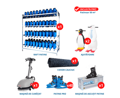 Rent Ecological Synthetic Ice Rink