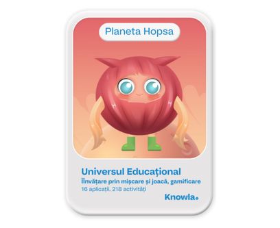 Planeta Hopsa - Pachet educational Knowla cu activitati mixte si puzzle-uri logice