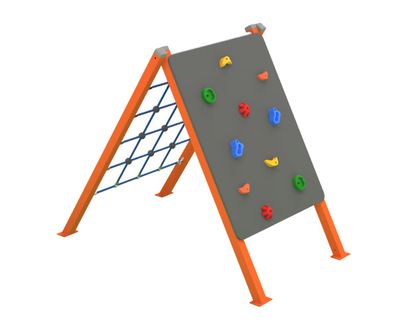 Sistem de catarare dublu de exterior pentru copii Model 5, 3-12 ani, 175x112x150 cm