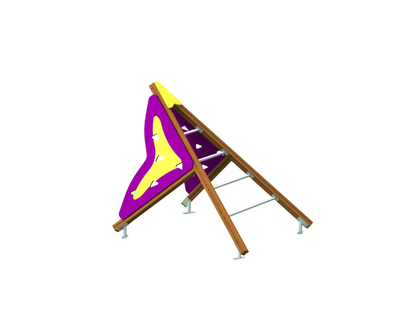Sistem de catarare pentru copii de exterior Butterfly Model 2, 3-12 ani, 189x167x181 cm, lemn