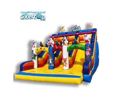 Tobogan Gonflabil Disney World cu doua pante
