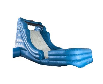 Tobogan gonflabil cu perete catarare Super Wave, +3 ani, 950x300x600 cm