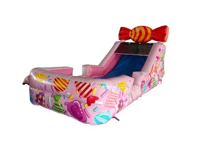 Sweet Candy inflatable slide, +3 yrs, 800x260x300 cm