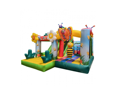 Multifunctional inflatable slide Funny Bugs Monkey race