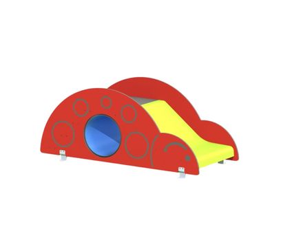 Tobogan cu tunel Ladybug, 0-3 ani, 188x88x81 cm
