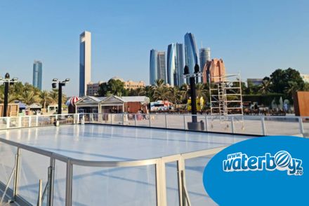 Succes internațional: Abu Dhabi are patinoar de la Waterboyz
