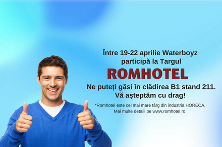 Waterboyz Romania la Targul ROMHOTEL