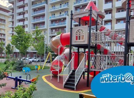 Designing outdoor playground Grand Kristal Residential Complex, Bucharest