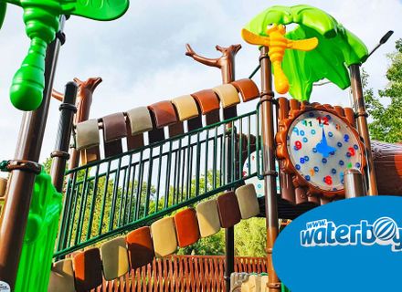 The outdoor playground at the Curtea Domneasca of Vaslui: a world full of fun