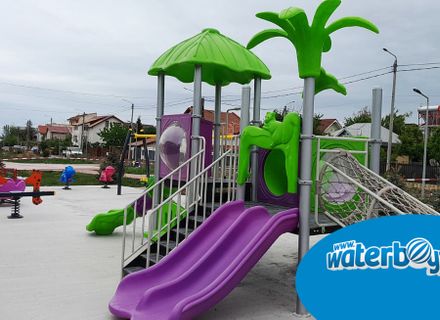 Orașul Ovidiu investește în viitorul copiilor: trei locuri de joacă moderne amenajate de Waterboyz