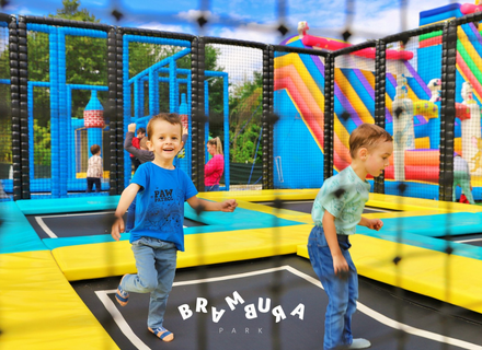 Trampoline & Inflatable Arrangement, Brambura Park, Avrig