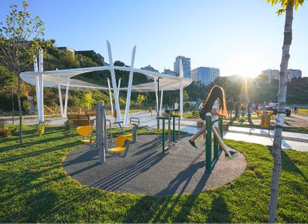 Unleashing Active Vibes: Modern Beach Fitness Park in Constanta