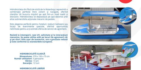 Hidrobiciclete fibra de sticla| Waterboyz Hidrobiciclete fibra de sticla| Waterboyz
