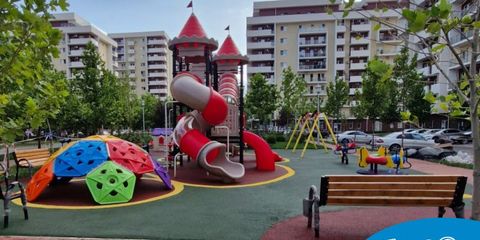 Designing outdoor playground Grand Kristal Residential Complex Designing outdoor playground Grand Kristal Residential Complex