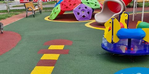 Designing outdoor playground Grand Kristal Residential Complex Designing outdoor playground Grand Kristal Residential Complex