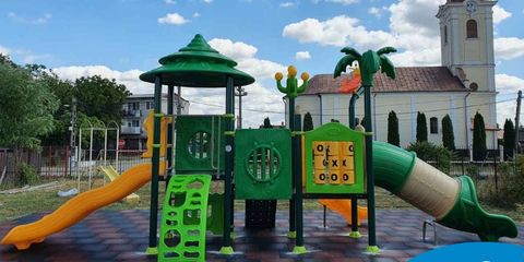 Outdoor playground design in Cefa Bihor Outdoor playground design in Cefa Bihor