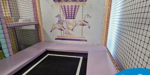 amenajare loc de joaca modular pink unicorn 6