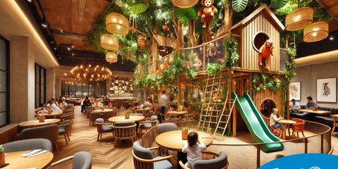 loc de joaca interior restaurant 3