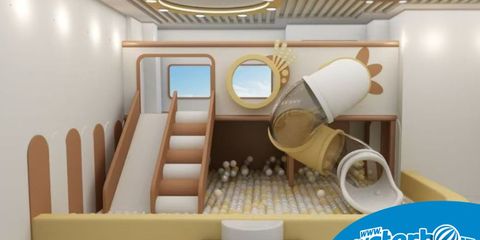 Mini complex de joacă modular pentru interior, dotat cu piscină cu bile, tobogan clasic, platformă etajată și spectaculos tobogan tubular semi-transparent în spirală, conceput pentru spații compacte destinate familiilor cu copii. Mini complex de joacă modular pentru interior, dotat cu piscină cu bile, tobogan clasic, platformă etajată și spectaculos tobogan tubular semi-transparent în spirală, conceput pentru spații compacte destinate familiilor cu copii.